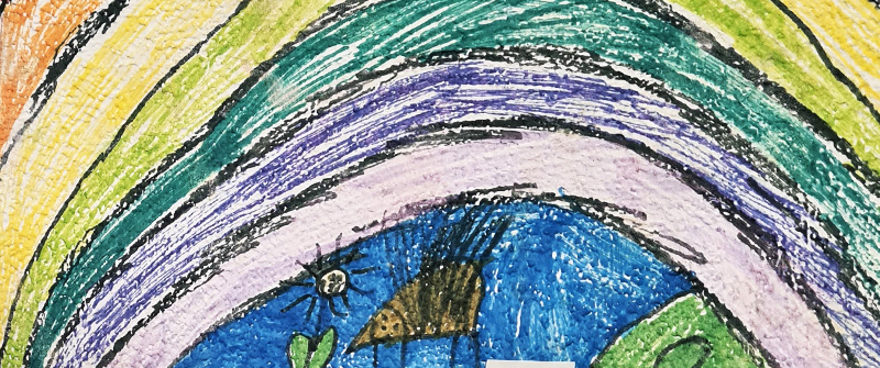 Schule am Tegeler Forst, Ergänzende Förderung und Betreuung, Regenbogenzeichnung