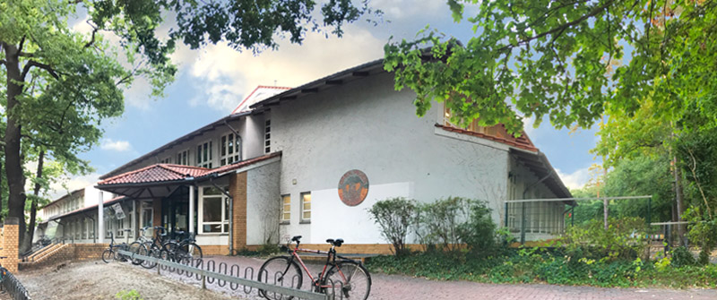 Schulbezogene Sozialarbeit an der Dreilinden-Grundschule, Berlin Zehlendorf, Schulgebäude Schulbezogene Sozialarbeit an der Dreilinden-Grundschule, Berlin Zehlendorf, Schulgebäude